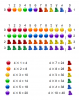 Dozenal Multiplications of 4 - Shiny Color Ball Towers.png