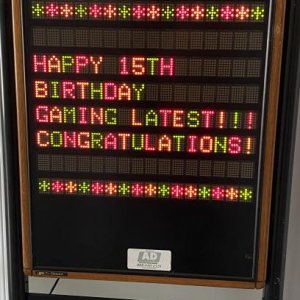 Happy 15th Birthday Gaming Latest!