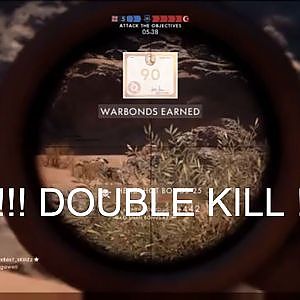 One Shot, DOUBLE KILL! Battlefield 1 Beta - YouTube