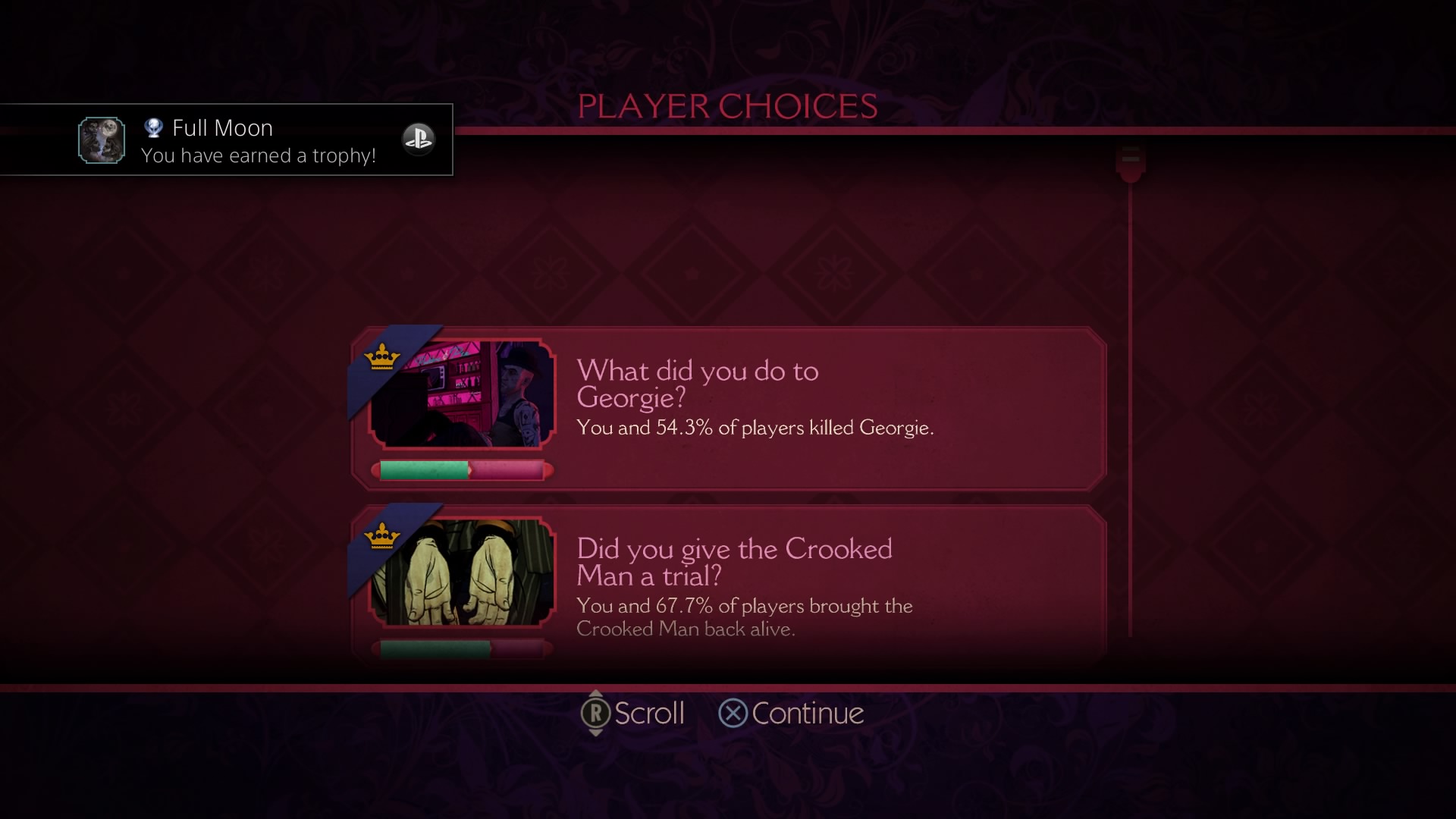 The Wolf Among Us Platinum achieved